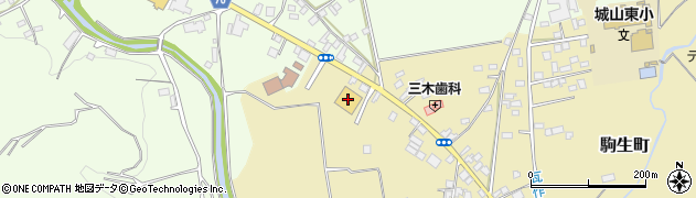 ドルフィン駒生店周辺の地図