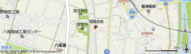 富山県富山市八尾町福島465周辺の地図