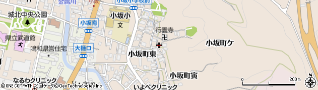 石川県金沢市小坂町東89周辺の地図