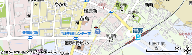 富山県南砺市福野（七ツ屋）周辺の地図