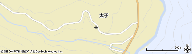 群馬県吾妻郡中之条町太子80周辺の地図