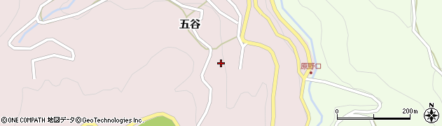 富山県砺波市五谷393周辺の地図