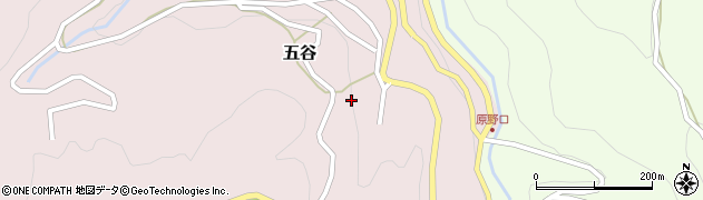 富山県砺波市五谷394周辺の地図