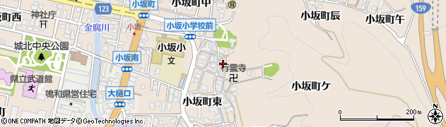 石川県金沢市小坂町東101周辺の地図