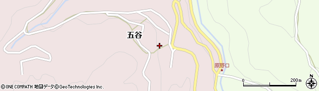 富山県砺波市五谷396周辺の地図