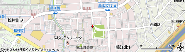 石川県金沢市藤江北周辺の地図