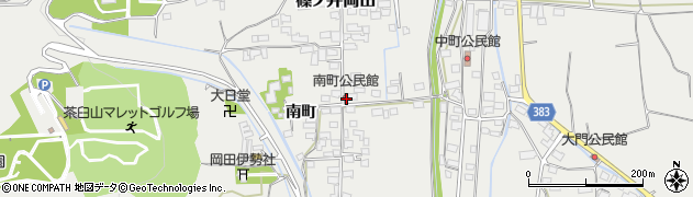 長野県長野市篠ノ井岡田1869周辺の地図