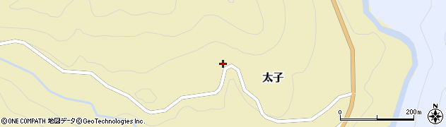 群馬県吾妻郡中之条町太子135周辺の地図