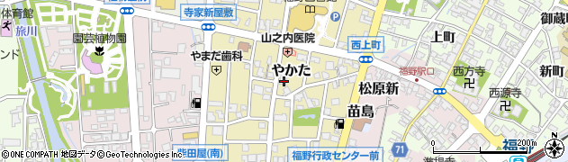 富山県南砺市やかた周辺の地図