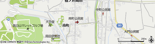長野県長野市篠ノ井岡田1870周辺の地図