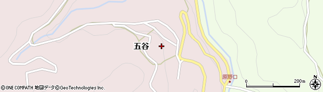 富山県砺波市五谷397周辺の地図