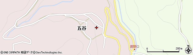 富山県砺波市五谷430周辺の地図