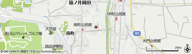 長野県長野市篠ノ井岡田1864周辺の地図