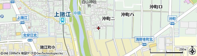 石川県金沢市沖町ニ12周辺の地図