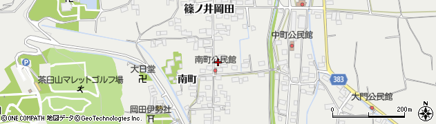 長野県長野市篠ノ井岡田1868周辺の地図
