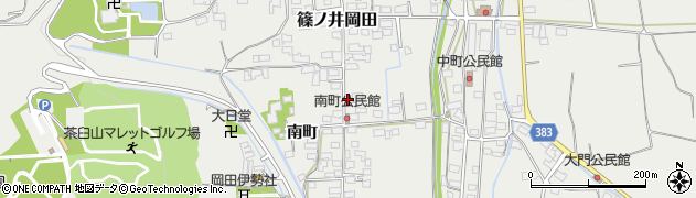 長野県長野市篠ノ井岡田1867周辺の地図