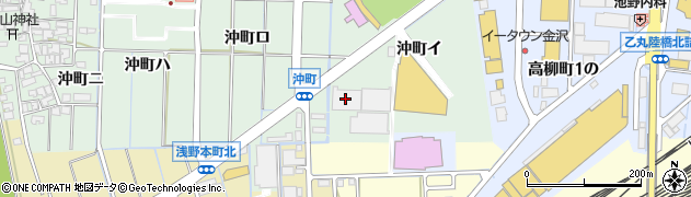 石川県金沢市沖町（イ）周辺の地図