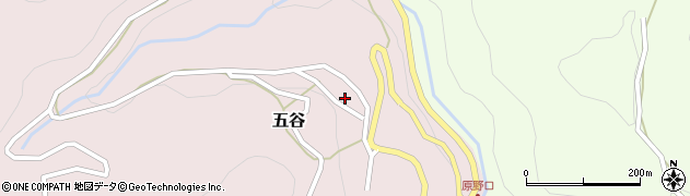 富山県砺波市五谷510周辺の地図