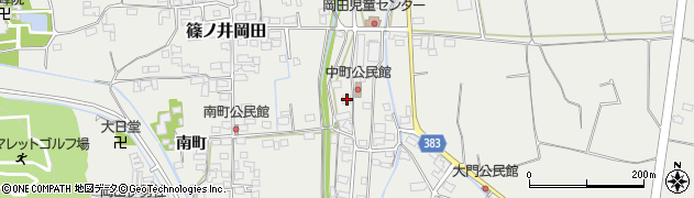 長野県長野市篠ノ井岡田1881周辺の地図