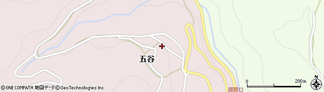 富山県砺波市五谷426周辺の地図