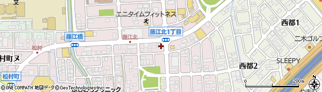 クリーニングロシ藤江店周辺の地図