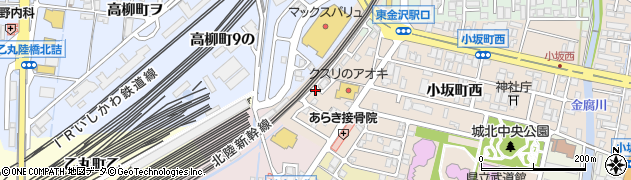 石川県金沢市小坂町（イ）周辺の地図