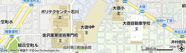 石川県金沢市観音堂町ト周辺の地図