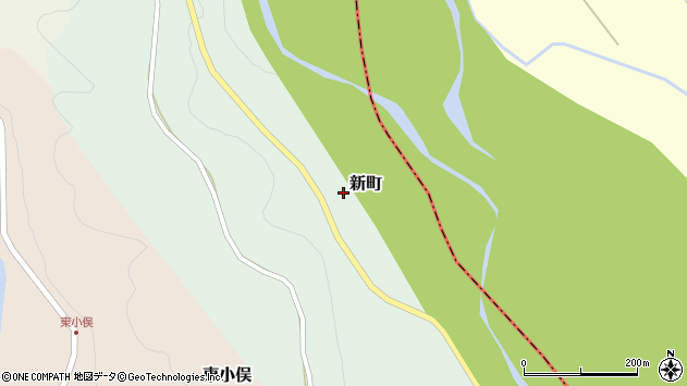 〒930-1321 富山県富山市新町の地図
