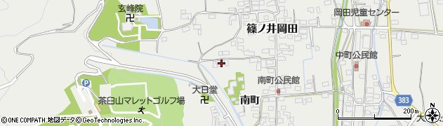 長野県長野市篠ノ井岡田1652周辺の地図