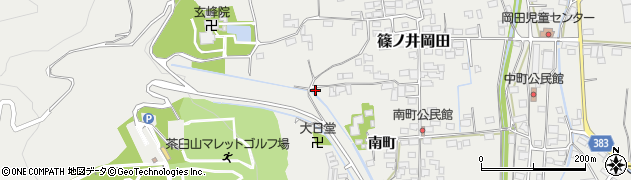 長野県長野市篠ノ井岡田1644周辺の地図