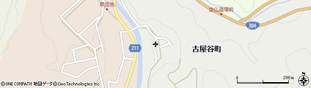 石川県金沢市古屋谷町ト77周辺の地図