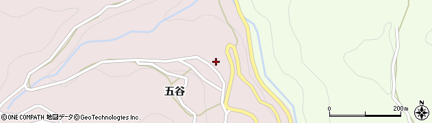 富山県砺波市五谷505周辺の地図