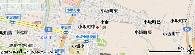 石川県金沢市小坂町東109周辺の地図