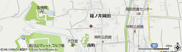長野県長野市篠ノ井岡田1679周辺の地図
