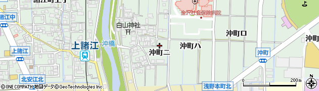 石川県金沢市沖町（ニ）周辺の地図