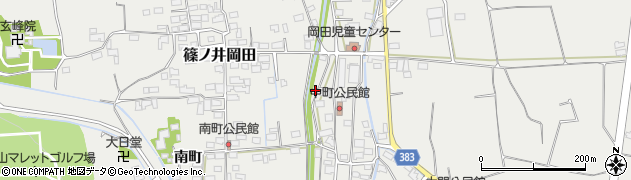 長野県長野市篠ノ井岡田1874周辺の地図