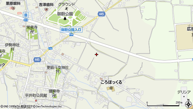 〒381-2221 長野県長野市川中島町御厨の地図