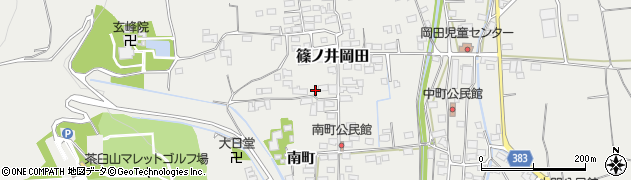 長野県長野市篠ノ井岡田1678周辺の地図