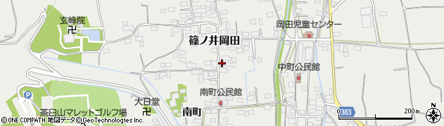 長野県長野市篠ノ井岡田1842周辺の地図
