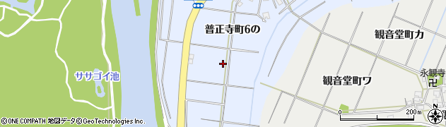 石川県金沢市普正寺町（６の）周辺の地図