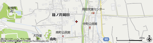 長野県長野市篠ノ井岡田1847周辺の地図