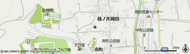 長野県長野市篠ノ井岡田1650周辺の地図