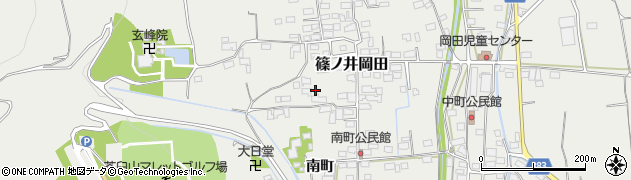 長野県長野市篠ノ井岡田1680周辺の地図