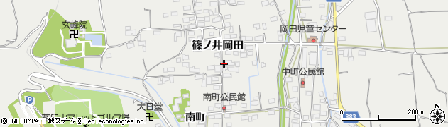 長野県長野市篠ノ井岡田1844周辺の地図