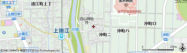 石川県金沢市沖町（ホ）周辺の地図