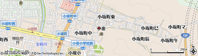 石川県金沢市小坂町東117周辺の地図