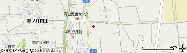 長野県長野市篠ノ井岡田717周辺の地図
