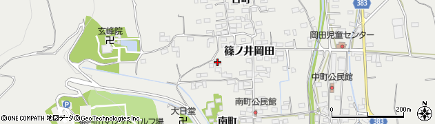 長野県長野市篠ノ井岡田1649周辺の地図