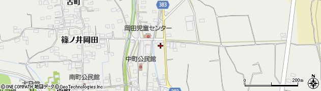 長野県長野市篠ノ井岡田720周辺の地図
