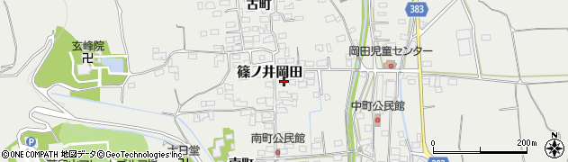 長野県長野市篠ノ井岡田1838周辺の地図